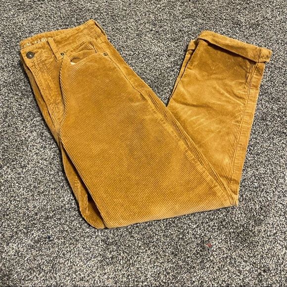 American Eagle | Mustard Corduroy Mom Jeans - Picture 6 of 7